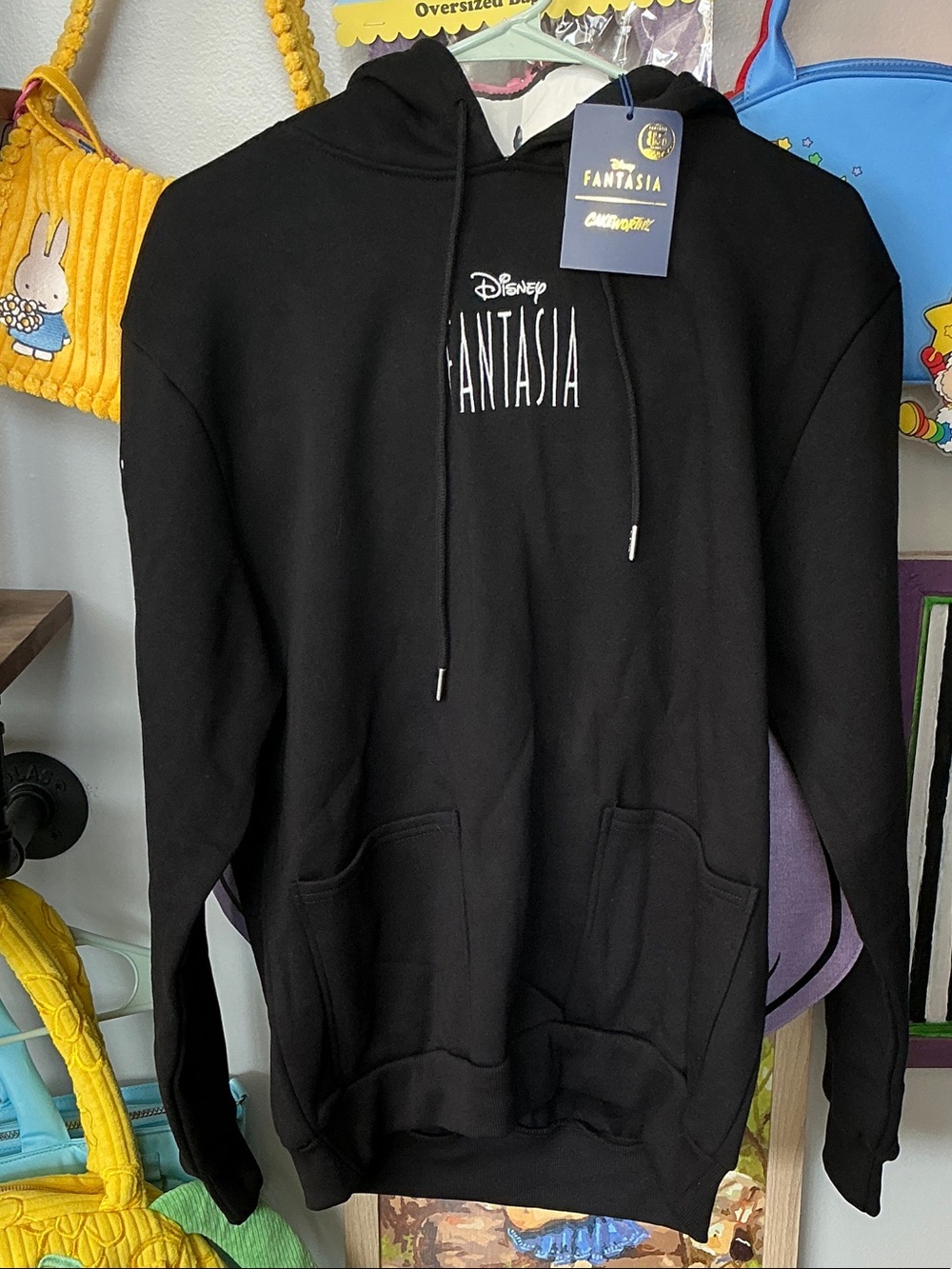 Disney Fantasia Black Pullover Hoodie